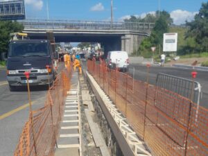 Roma: travolti tre vigili sulla Tiburtina, uno in gravi condizioni