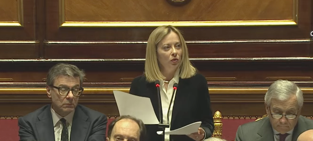 Meloni al Senato: “L’Europa deve essere competitiva senza eccessiva regolamentazione”